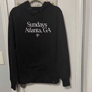 Black NFL Atlanta Falcon Hoodie with Atlanta Print